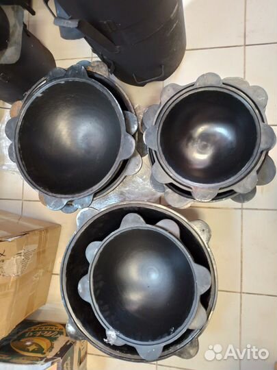 Казан чугунный узбекский