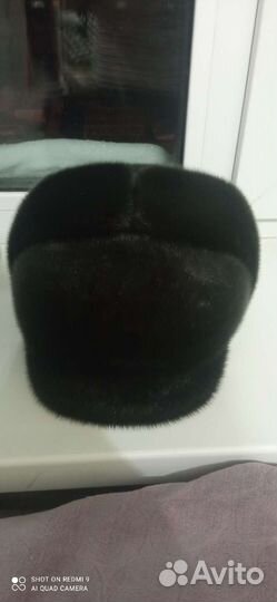 Мужская шапка норковая с козырьком