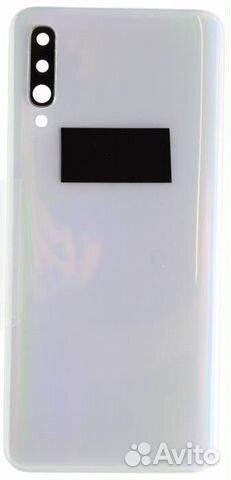 Задняя крышка для Samsung A505F A50 Белая (со стек