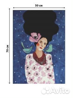 Постер-картина на холсте, на подрамнике