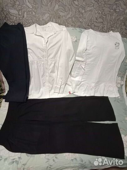Блузки и брюки школьные, р 158