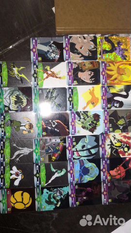 Коллекционные карточки Ben 10