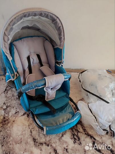 Коляска 2 в 1 индиго