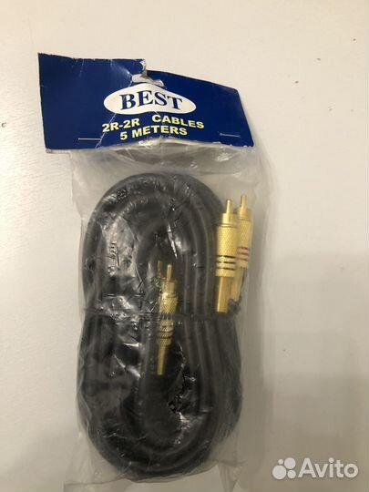 Аудиокабель 2R-2R 5м