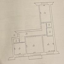 3-к. квартира, 64,6 м², 4/5 эт.