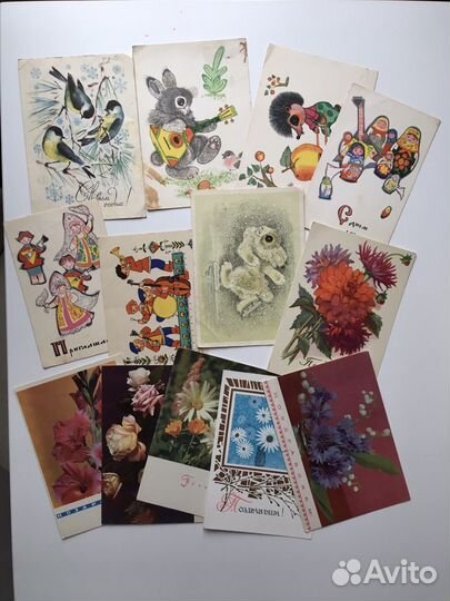 Открытки СССР 1800 шт