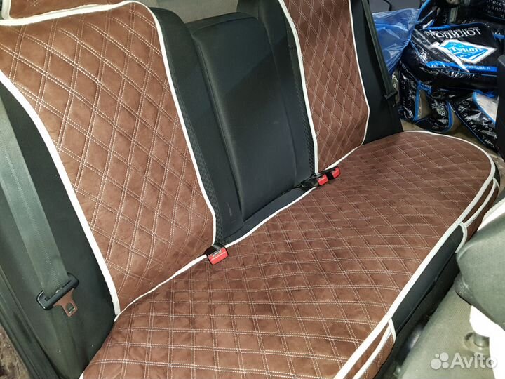 Авточехлы Накидки Алькантара Ваз Установка