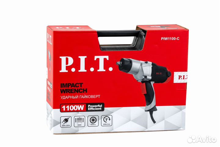 Гайковерт электрический P.I.T. PIW 1100-C 1100Вт,2