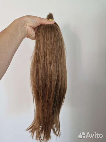 Волосы натуральные срез