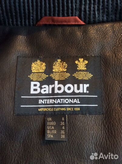 Новая Barbour original новая стёганая куртка