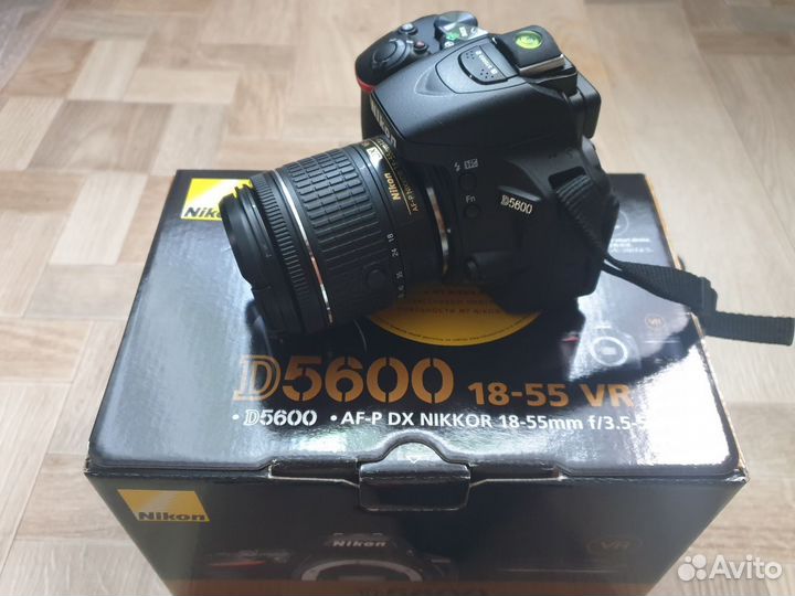 Фотоаппарат Nikon D5600 Kit AF-P 18-55mm f/3.5-5.6