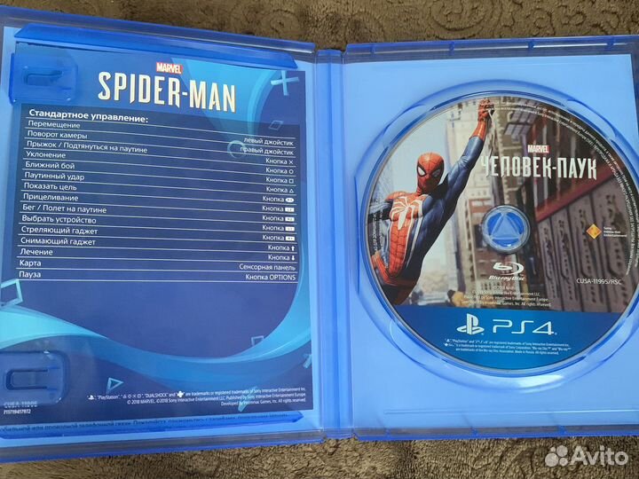 Игра для playstation 4 Человек-паук (spider-man)