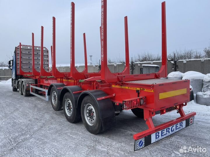 Полуприцеп лесовоз (сортиментовоз) Berger 9853, 2023