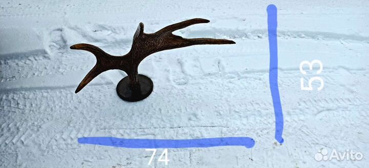 Вешалка из рогов лося