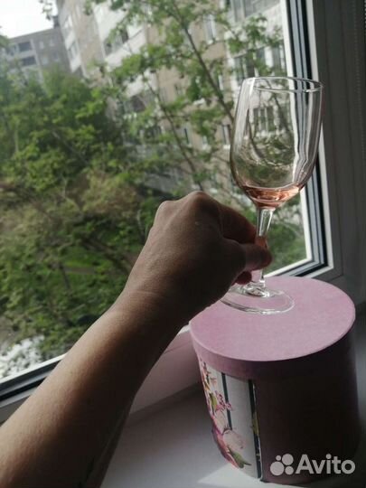 Бокалы Калининские. (3шт) цветное стекло винтаж