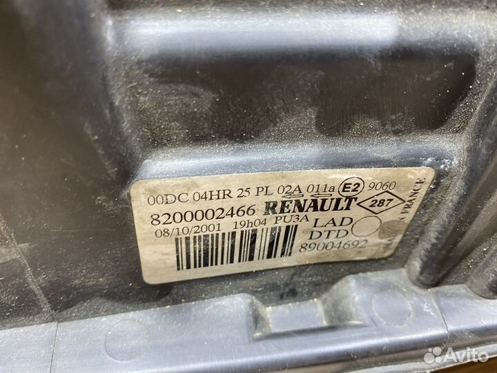 Фара правая Renault Laguna 2 дорест 142632