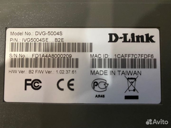 Volp-шлюз D-link DVG-5004s