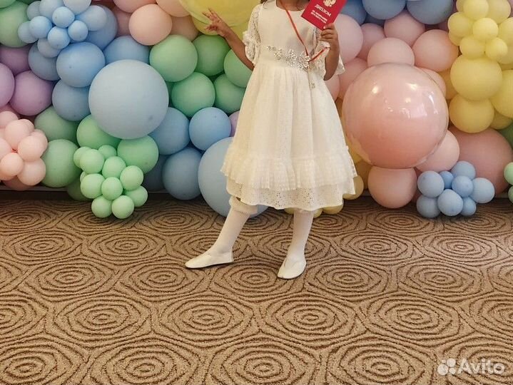 Платье на выпускной в детский сад 128