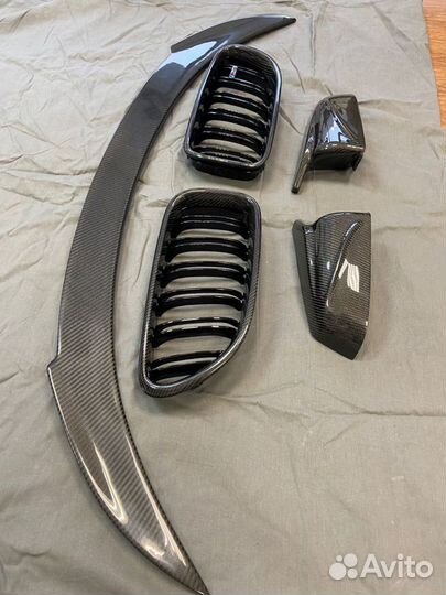 Спойлер зеркала ноздри карбон BMW F06 F12 F13