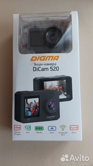 Экшн камера Digma dicam 520