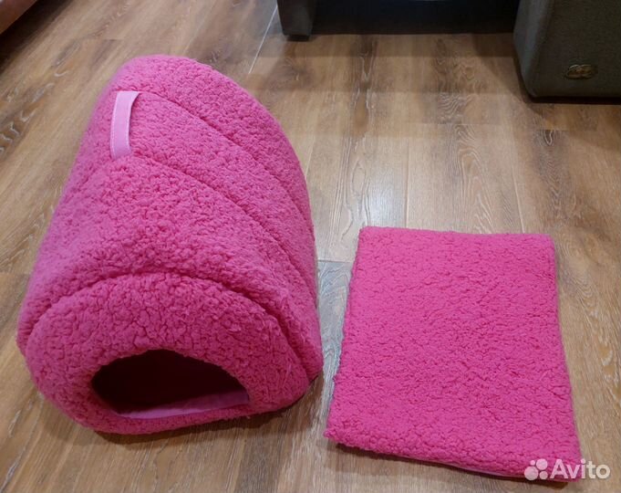 Плюшевый домик для собак и кошек