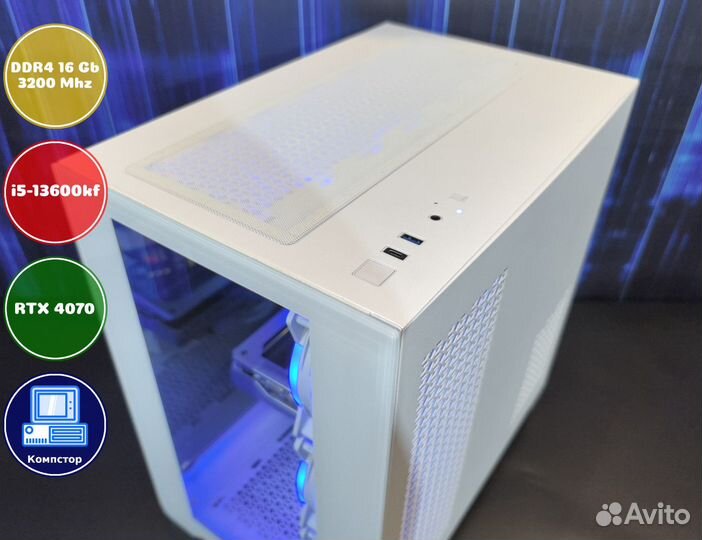 Игровой пк новый i5-RTX4070-16DDR4-FNH36078451-B760