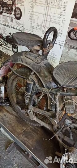 Мотоцикл К-750 на з/ч