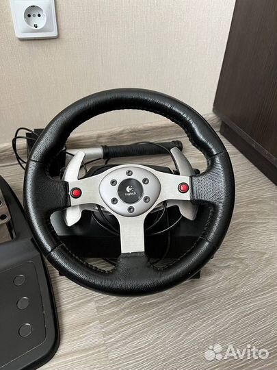 Игровой руль logitech G25 + ручной тормоз