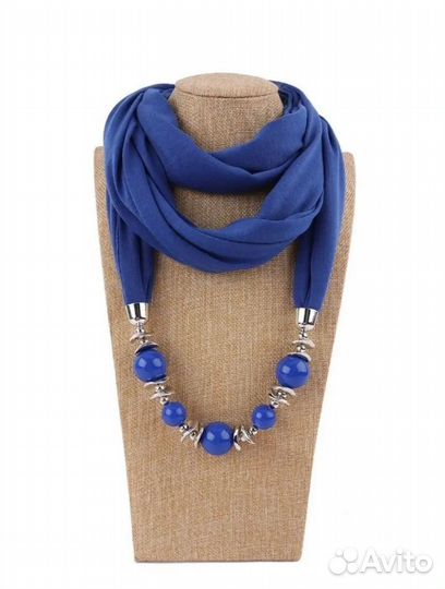 Шарф с украшением и Палантин