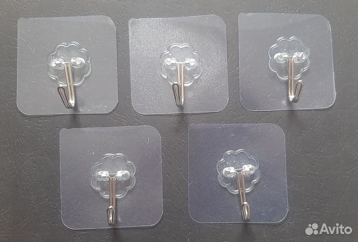 Самоклеющиеся крючки для ванной, кухни, прихожей