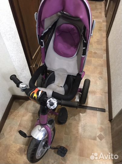 Детский велосипед с ручкой