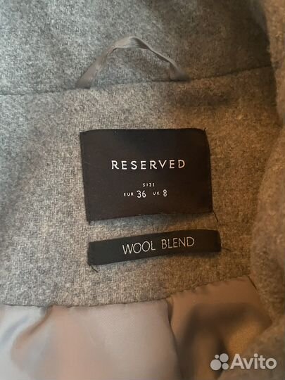 Пальто для девушки/женщины Reserved eur 36 размер