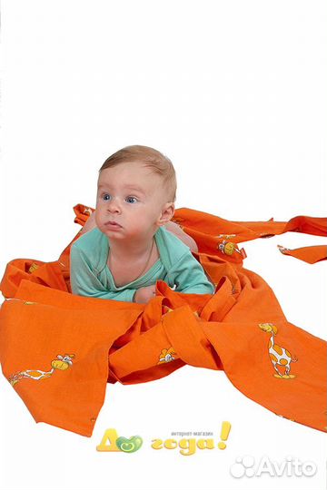 Май-слинг Чудо-чадо оранжевый новый