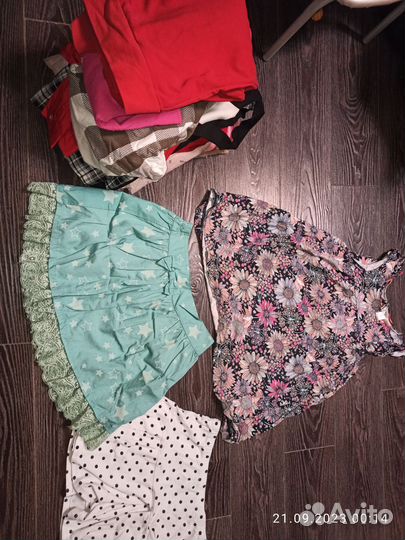 Вещи пакетом на девочку 128 134