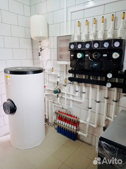 Монтаж отопления и водоснабжения в частном доме