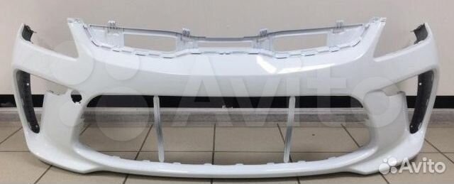 KIA RIO 2017-2020 передний бампер белый №335