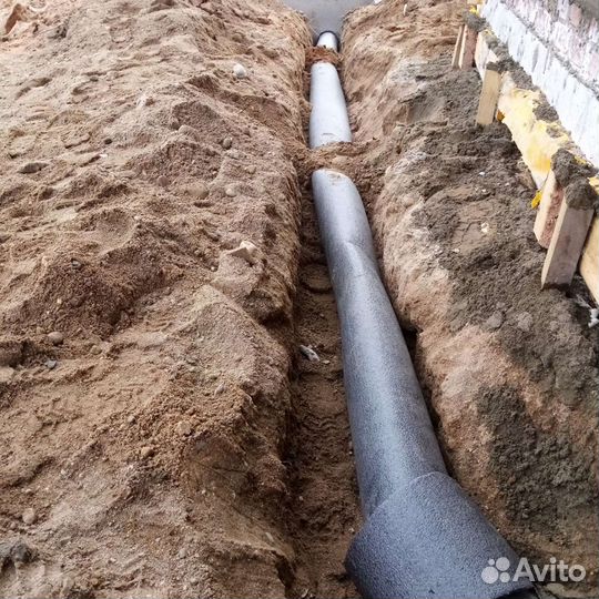 Копка колодцев, септиков и канализации