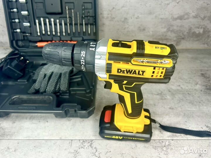 Дрель-шуруповерт аккумуляторный ударный dewalt