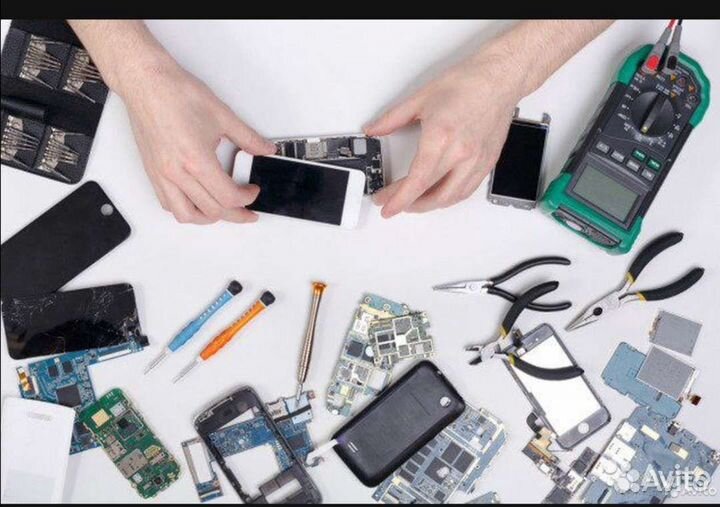 Ремонт материнских плат iPhone Samsung Xiaomi