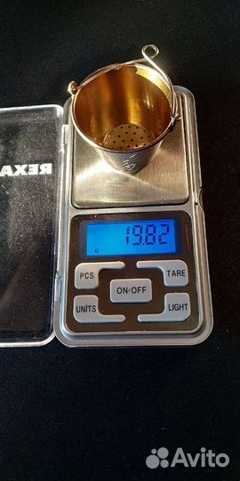 Серебряное ситечко для чая