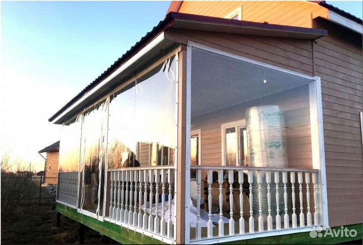 Мягкие окна для веранды, беседки, террас