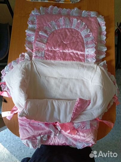 Конверт на выписку для девочки осень