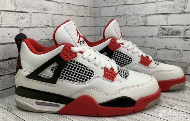 Nike air jordan 4 кpoccoвки мужскиe весенние