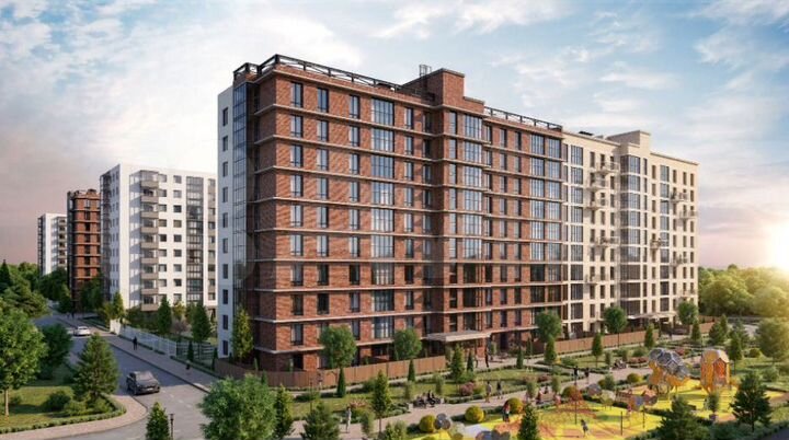 3-к. квартира, 82,1 м², 1/10 эт.