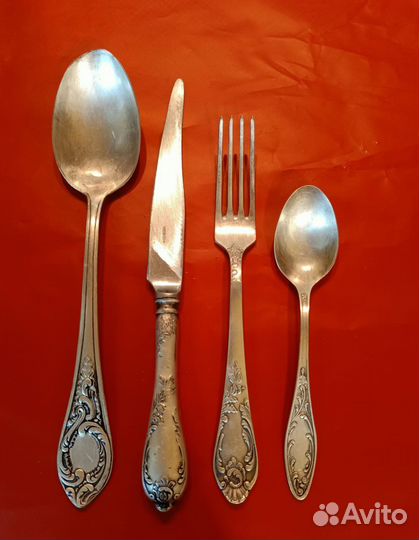 Столовые приборы. Мельхиор. СССР