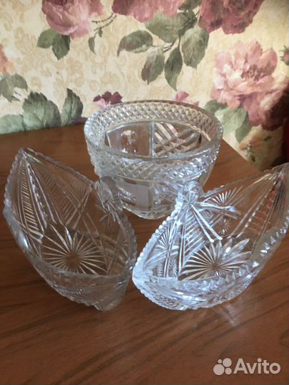 Вазы хрусталь СССР