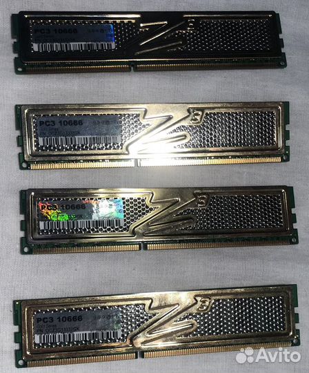 Оперативная память ddr3 OCZ3G13332GK 4*1 Gb