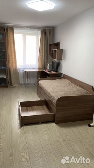 Кровать Флауэ 90*200 ясень шимо темный