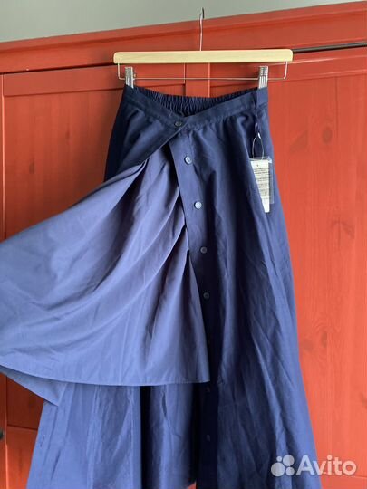Юбка синяя uniqlo S