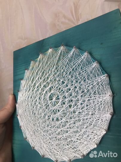 Картина из нитей